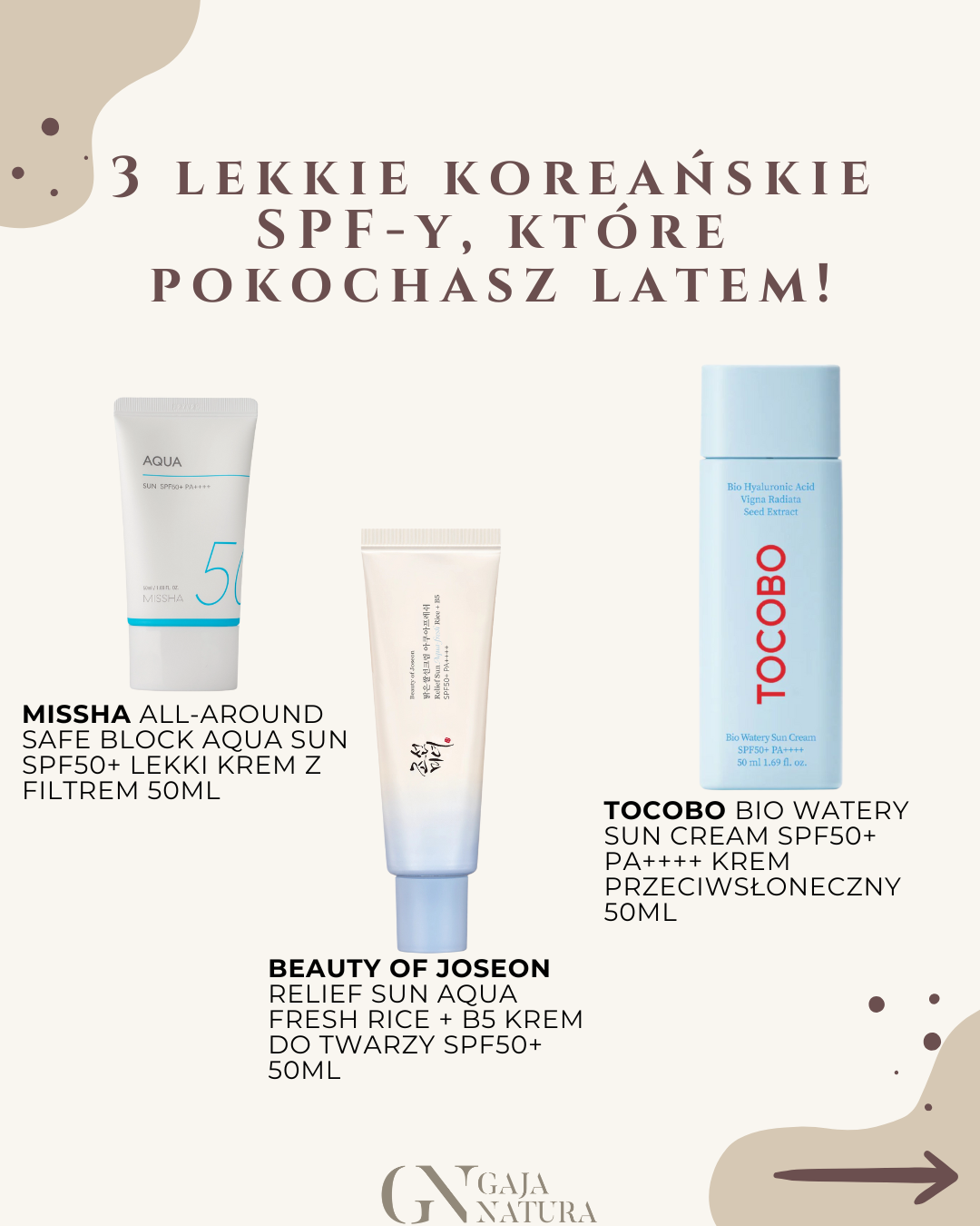 3 lekkie koreańskie SPF-y, które pokochasz latem (i nie tylko!)